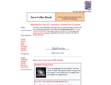 Tablet Screenshot of javacoffeebreak.com